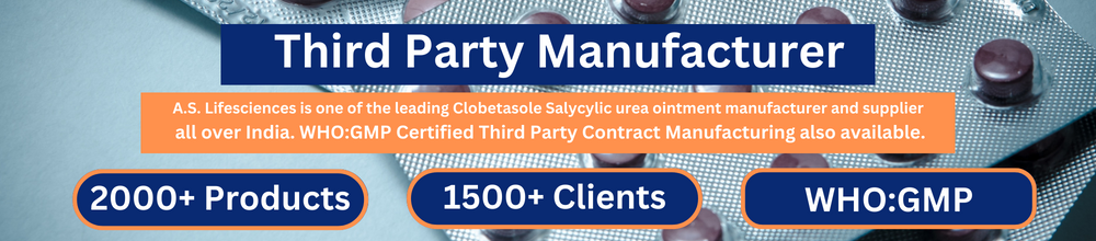 Looking for a reliable clobetasole salycylic urea ointment manufacturer and supplier? Look no further! A.S. Lifesciences one of the leading suppliers of this type of ointment, offering high-quality products at competitive prices. Our manufacturing process is certified to meet all industry standards, and our team of experts is always available to answer any questions you may have. With our help, you can rest assured that your clobetasole salycylic urea ointment needs will be taken care of in a timely and professional manner.