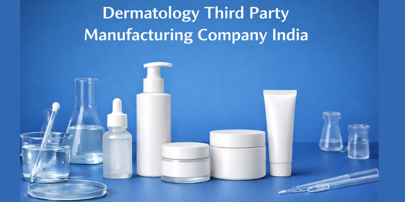Dermatology Third Party Manufacturing Company India offering GMP-certified skin care and dermatology product manufacturing by A.S. Lifesciences