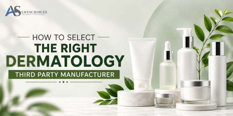 How to Select the Right Dermatology Third Party Manufacturer with skincare product