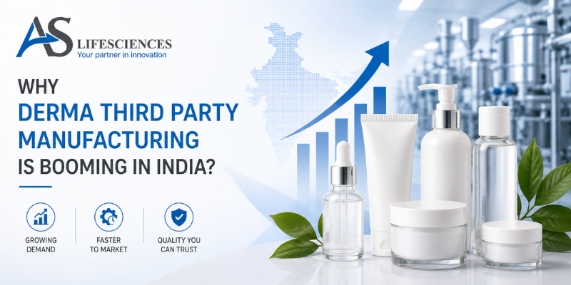 Skincare product manufacturing unit in India.